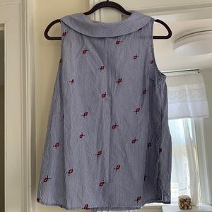 Talbots ladybug summer top